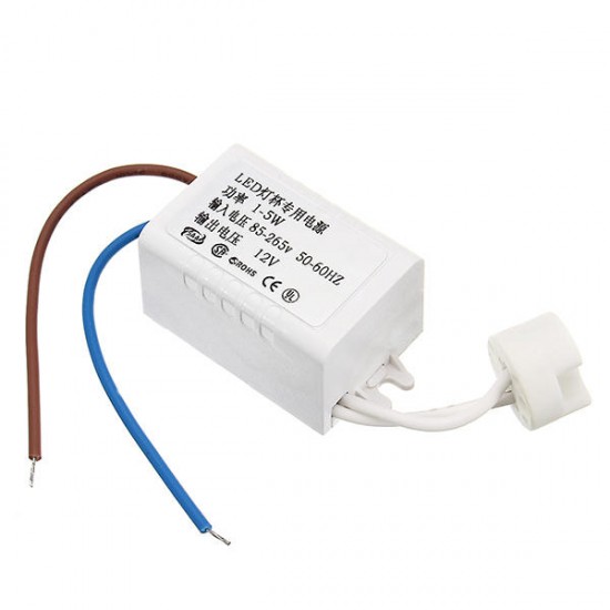 LED High Power MR16 G4 1-5W LED Driver Power Supply Transformer AC85-265V to DC12V