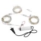 Waterproof 10M 100LED Colorful Warm White Pure White Fairy String Light for Outdoor Christmas DC3.3V