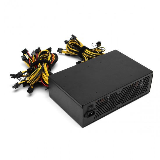 3450W Miner Power Supply 140mm Cooling Fan ATX 12V Version 2.31 Computer Power Supply Mining