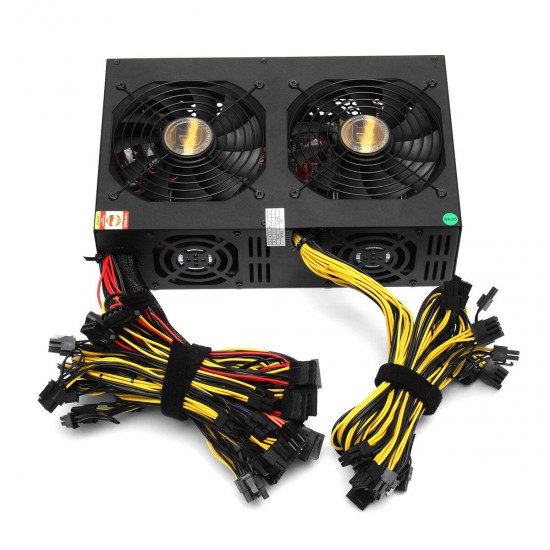 3450W Miner Power Supply 140mm Cooling Fan ATX 12V Version 2.31 Computer Power Supply Mining