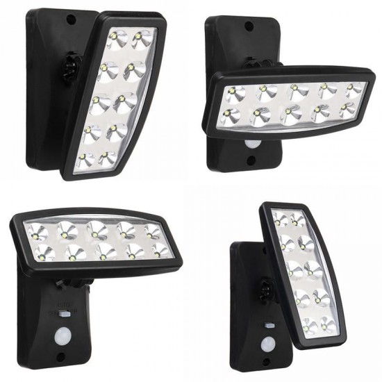10 LED Solar Power PIR Motion Sensor Wall Light Outdoor Garden 3 Mode Flood Light 10 LED Solar Power PIR Motion Sensor Wall Light Outdoor Garden 3 Mode Flood Light