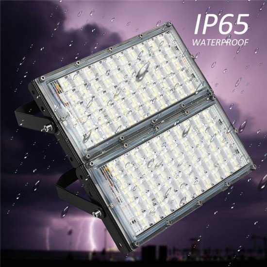 100W 100 LED Flood Light IP65 Waterproof Outdoor Super Bright Security Light AC185-265V