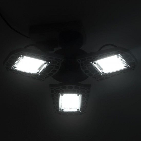100W 24000LM LED Garage Light E26/27 Ceiling Flood Lamp Light Sensor Deformable Light 100W 24000LM LED Garage Light E26/27 Ceiling Flood Lamp Light Sensor Deformable Light