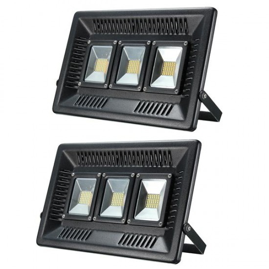 100W LED Thin Waterproof Flood Light Outdooors Garden Yard Lamp AC220V