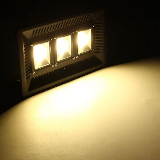100W LED Thin Waterproof Flood Light Outdooors Garden Yard Lamp AC220V