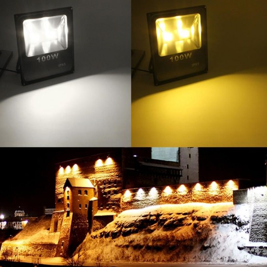 100W Waterproof LED Thin Flood Light Outdooors Garden Spot Lightt Landscape Lamp 100W Waterproof LED Thin Flood Light Outdooors Garden Spot Lightt Landscape Lamp