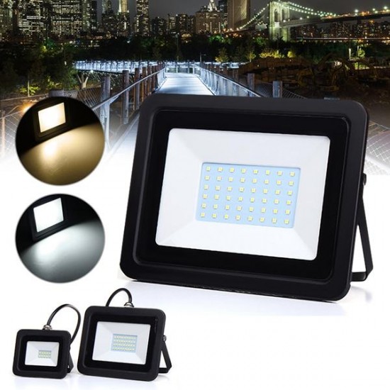 10W 30W 50W Waterproof Outdooors LED Thin Flood Light Landscape Garden Yard Lamp AC220-240V