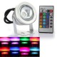 10W RGB Color Changing Waterproof Remote Control LED Flood Light 10W RGB Color Changing Waterproof Remote Control LED Flood Light