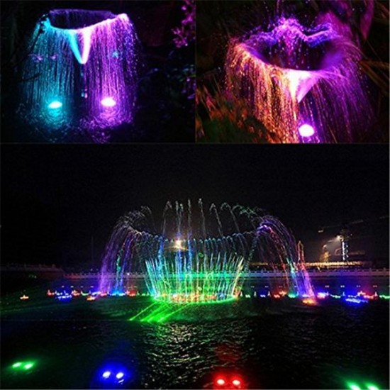 10W RGB LED Light Fountain Pool Pond Spotlight Waterproof Remote Underwater Lamp 10W RGB LED Light Fountain Pool Pond Spotlight Waterproof Remote Underwater Lamp