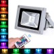 10W Remote Control RGB Outdoor LED Flood Light Waterproof Wall Washer Lamp AC100-245V 10W Remote Control RGB Outdoor LED Flood Light Waterproof Wall Washer Lamp AC100-245V
