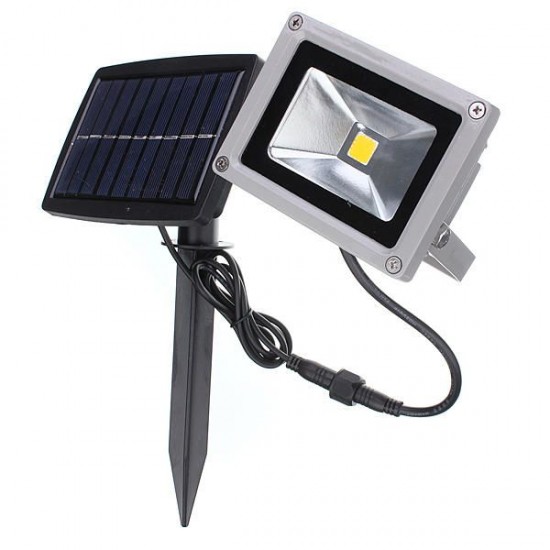 10W Solar Power LED Flood Light Waterproof Outdooors Landscape Spot Lightt