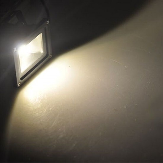 10W Warm White LED Flood Light lamp Garden Black DC 12V