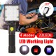 15W LED Magnetic Work Light 4 mode Foldable Rechargeable Car Garage Flashlight Torch Lamp