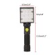 15W LED Magnetic Work Light 4 mode Foldable Rechargeable Car Garage Flashlight Torch Lamp