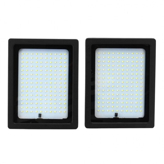 2 Pcs 20W Waterproof 150 LED Flood Light Remote Control Light Sensor Solar Light 2 Pcs 20W Waterproof 150 LED Flood Light Remote Control Light Sensor Solar Light