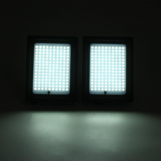 2 Pcs 20W Waterproof 150 LED Flood Light Remote Control Light Sensor Solar Light 2 Pcs 20W Waterproof 150 LED Flood Light Remote Control Light Sensor Solar Light