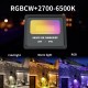 24W Smart BT Mesh LED Flood Light Waterproof IP66 2000LM Floodlight RGBCW APP Control