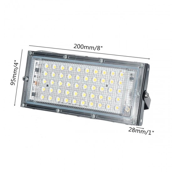 3000K 6500K LED Flood Light Outdoor 50W Waterproof Spotlight Garden Lamp Decor 3000K 6500K LED Flood Light Outdoor 50W Waterproof Spotlight Garden Lamp Decor