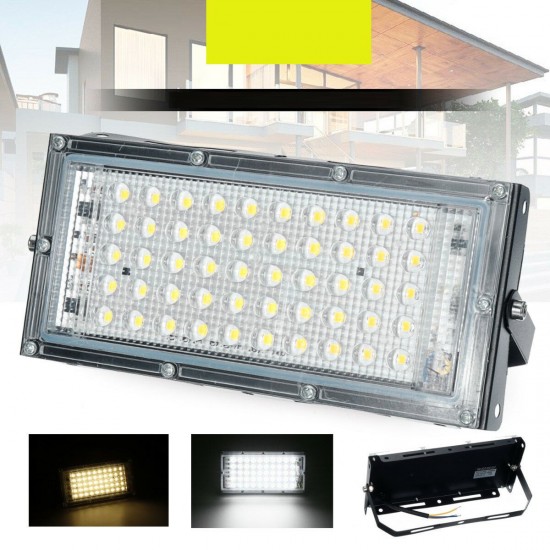 3000K 6500K LED Flood Light Outdoor 50W Waterproof Spotlight Garden Lamp Decor