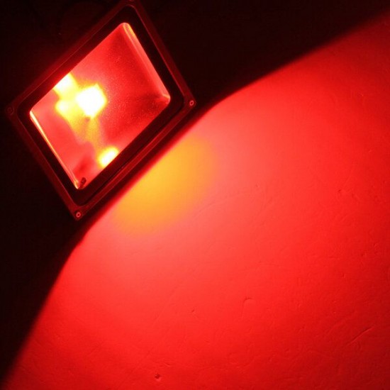30W 2700-3000LM Waterproof RGB Color RC LED Flood Light 85-265V 30W 2700-3000LM Waterproof RGB Color RC LED Flood Light 85-265V