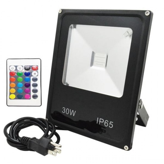 30W 50W Remote Control Waterproof Flood Light Colorful Outdoor Path Lawn Security Lamp AC85-265V 30W 50W Remote Control Waterproof Flood Light Colorful Outdoor Path Lawn Security Lamp AC85-265V