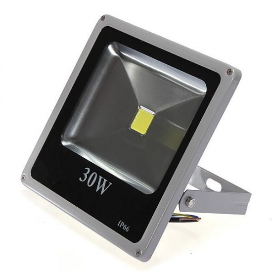 30W Gray Thin IP65 Waterproof Aluminum Flood Light 85-265V