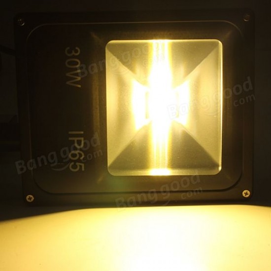 30W PIR Motion Sensor LED Flood Light IP65 Warm/Cold White Lighting