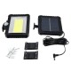 30W Solar Power COB 100LED PIR Sensor Motion Flood Lamp Waterproof IP65 Outdoor Street Garden Yard Camping Light Spotlight