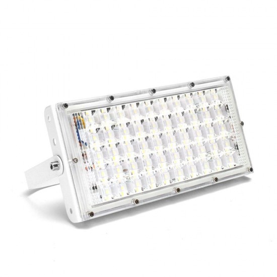 50W White Light LED Flood Light Waterproof White Shell Landscape Garden Lamp for Outdoor AC185-265V 50W White Light LED Flood Light Waterproof White Shell Landscape Garden Lamp for Outdoor AC185-265V