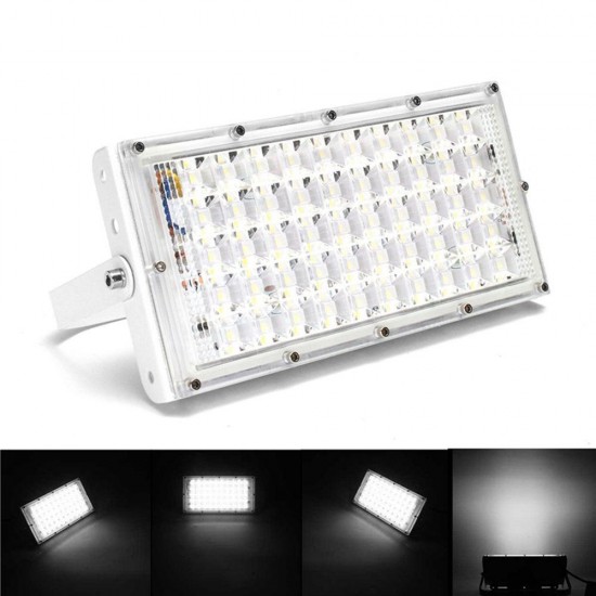 50W White Light LED Flood Light Waterproof White Shell Landscape Garden Lamp for Outdoor AC185-265V 50W White Light LED Flood Light Waterproof White Shell Landscape Garden Lamp for Outdoor AC185-265V