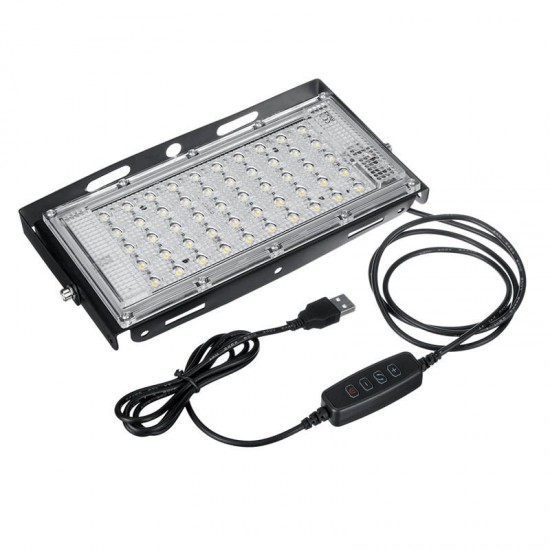 50W 50LED Dimmable Flood Light IP65 Waterproof Landscape Outdoor Lamp 3 Modes