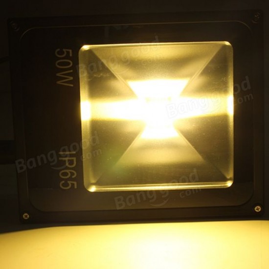 50W PIR Motion Sensor LED Flood Light IP65 Warm/Cold White Lighting