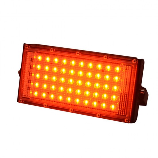 50W Red / Green / Blue LED Flood Light Street Lamp Waterproof Outdoor Garden Spotlight AC220V