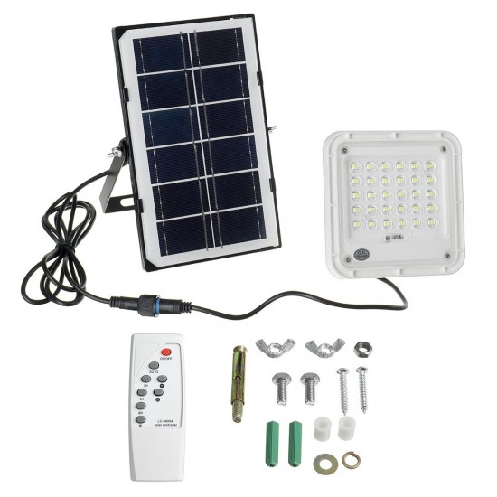 60LED Solar Flood Light SMD2835 Garden Wall Lamp IP65 Waterproof Lighting + Remote Control