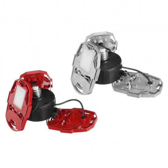 60W 126 LED Garage Flood Light LED Shop Lamp Ceiling Deformable Silver/Red AC100-265V 60W 126 LED Garage Flood Light LED Shop Lamp Ceiling Deformable Silver/Red AC100-265V