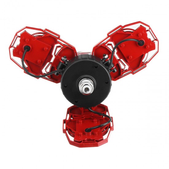 60W 126 LED Garage Flood Light LED Shop Lamp Ceiling Deformable Silver/Red AC100-265V 60W 126 LED Garage Flood Light LED Shop Lamp Ceiling Deformable Silver/Red AC100-265V