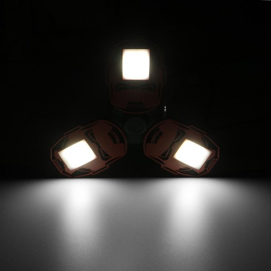60W 126 LED Garage Flood Light LED Shop Lamp Ceiling Deformable Silver/Red AC100-265V 60W 126 LED Garage Flood Light LED Shop Lamp Ceiling Deformable Silver/Red AC100-265V