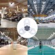 60W 126 LED Garage Flood Light LED Shop Lamp Ceiling Deformable Silver/Red AC100-265V