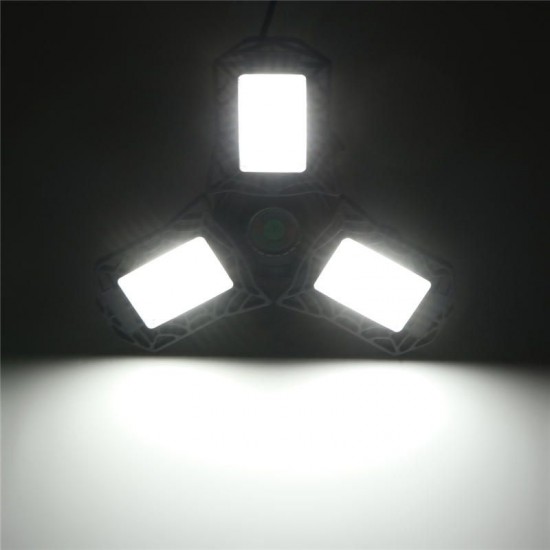 60W 80W LED Garage Shop Work Flood Light Home Ceiling Fixture Deformable Lamp AC85-265V