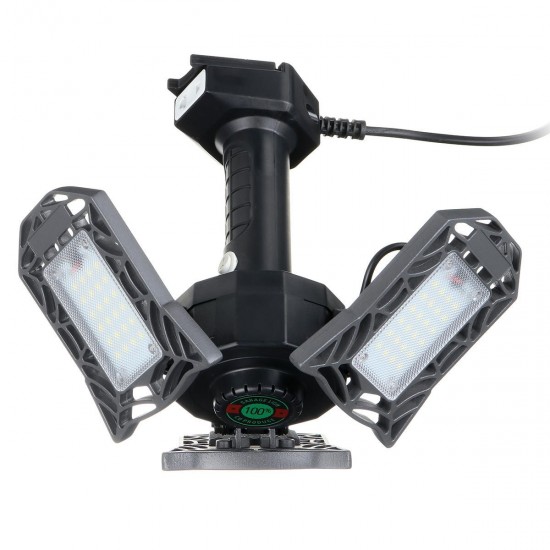 60W 80W LED Garage Shop Work Flood Light Home Ceiling Fixture Deformable Lamp AC85-265V 60W 80W LED Garage Shop Work Flood Light Home Ceiling Fixture Deformable Lamp AC85-265V