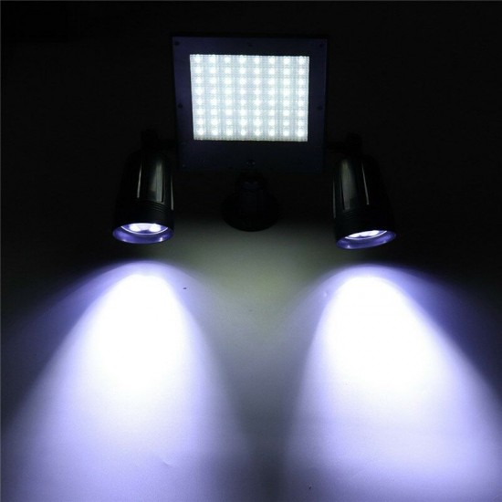 64LED Solar Flood Light Dual Head 360° Rotatable Outdoor Motion Sensor Wall Lamp 64LED Solar Flood Light Dual Head 360° Rotatable Outdoor Motion Sensor Wall Lamp