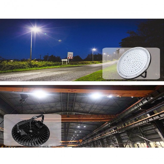 6500lm 150W LED Flood Light White Outdoor Commercial Security Lamp Waterproof