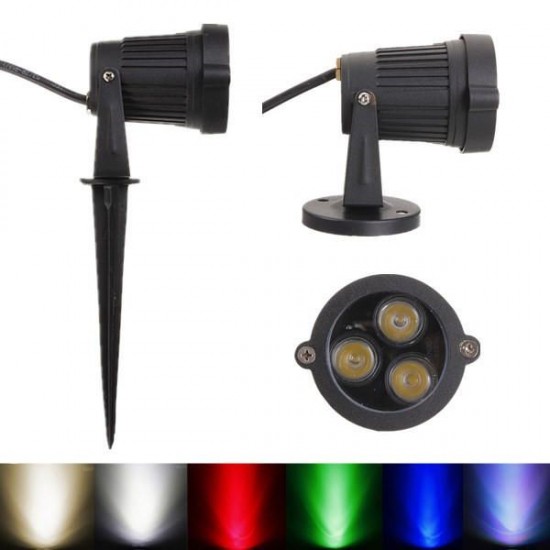 6W LED Flood Light Spot Light With Rod For Landscape Garden IP65 AC 85-265V 6W LED Flood Light Spot Light With Rod For Landscape Garden IP65 AC 85-265V