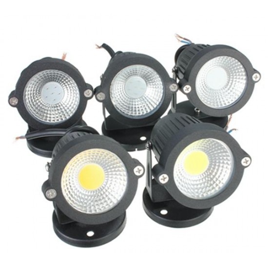 7W IP65 LED Flood Light With Base For Outdoor Landscape Garden Path DC/AC 12V