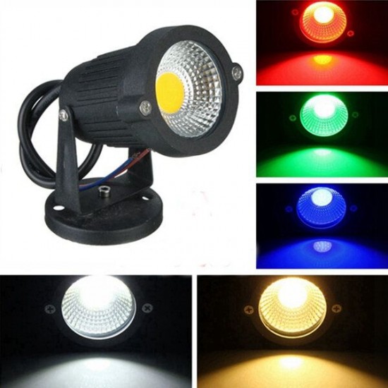 7W IP65 LED Flood Light With Base For Outdoor Landscape Garden Path DC/AC 12V