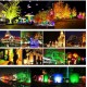 50W/100W Colorful LED Flood Light Outdoor RGBW Flood Lamp Park Tree Landscape Garden Stage Atmosphere Decor Spotlight Remote Control