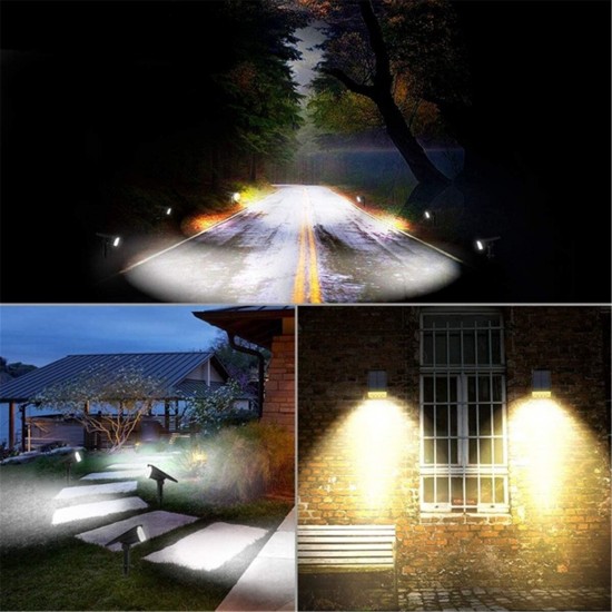 10/20LEDs Solar Lawn Light Waterproof Outdoor Landscape Pathway Garden Lamp