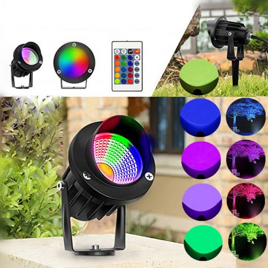 10W RGB LED Flood Light Outdoor Garden Landscape Wall Yard Path Lawn Lamp 10W RGB LED Flood Light Outdoor Garden Landscape Wall Yard Path Lawn Lamp