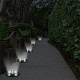 12LED Colorful Solar Ground Light Pathway Patio Garden Lawn Lamp Decking Light