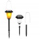 1/4 Pcs 12LED Solar Lawn Lights Pathway Landscape Garden Lawn Patio Flame Lamp Waterproof